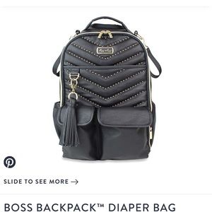 Brand new! Boss Backpack Diaper Bag in Rock n Roll from Itzy Ritzy